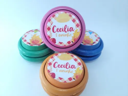 Ioiô Personalizado Festa Junina Prenda Lembrancinha Arraiá