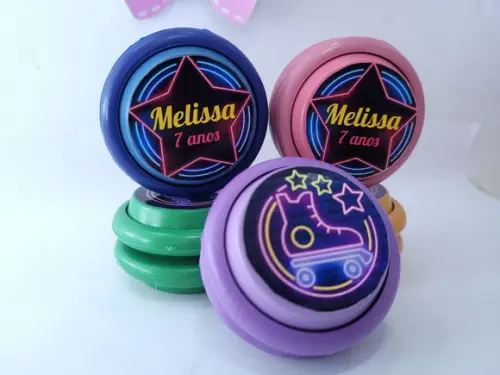 Ioiô Personalizado Festa Neon Balada Patins
