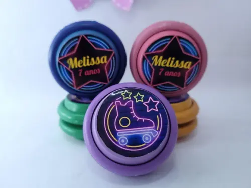 Ioiô Personalizado Festa Neon Balada Patins