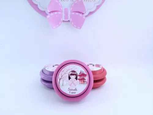 Ioiô Personalizado Festa Oriental Menina Cerejeira Japonesa