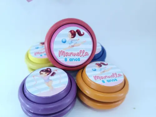 Ioiô Personalizado Ginástica Rítmica Esporte Lembrancinha