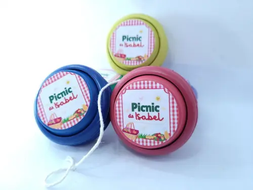 Ioiô Personalizado Lembrancinha Picnic Menina