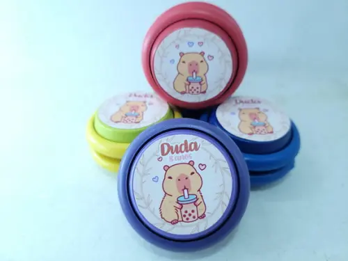 Ioiô Personalizado Lembrancinha Festa Capivara Cute
