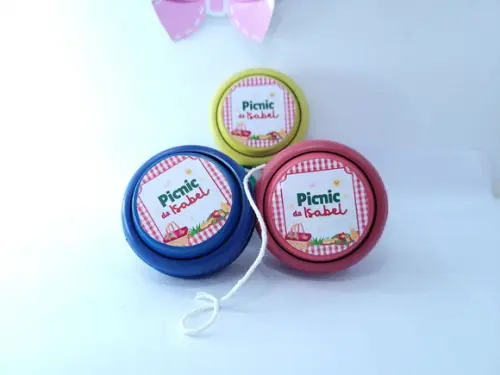 Ioiô Personalizado Lembrancinha Picnic Menina