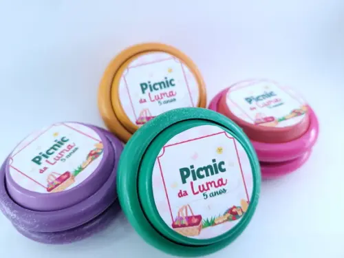 Ioiô Personalizado Lembrancinha Piquenique Menina