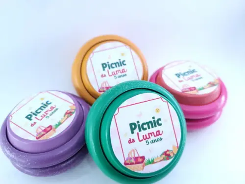 Ioiô Personalizado Lembrancinha Piquenique Menina