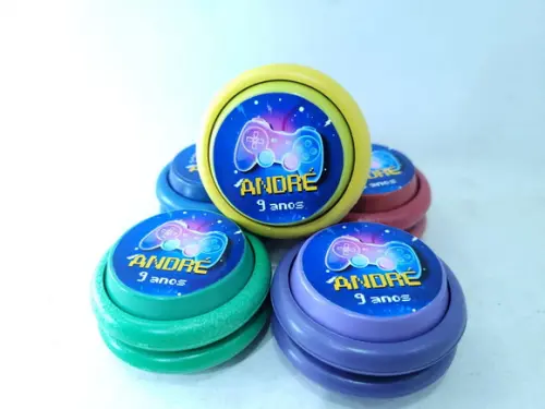 Ioiô Personalizado Lembrancinha Video Game Neon