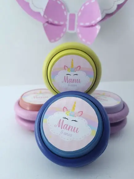 Ioiô Personalizado Unicórnio Menina