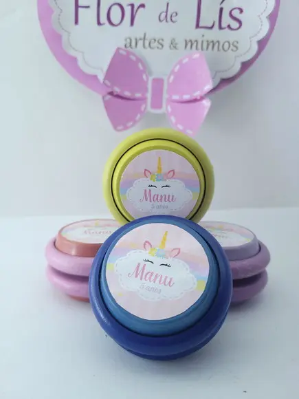 Ioiô Personalizado Unicórnio Menina
