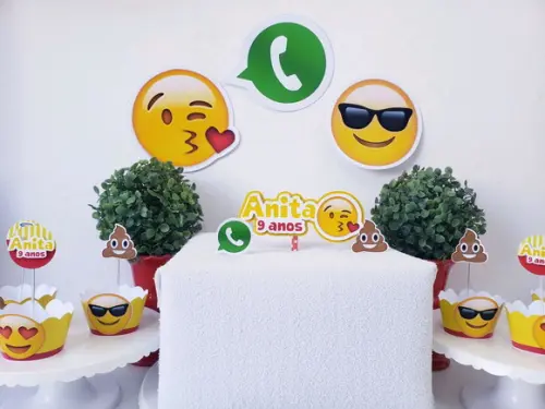 Ki Festa em Casa Emojis Redes Sociais