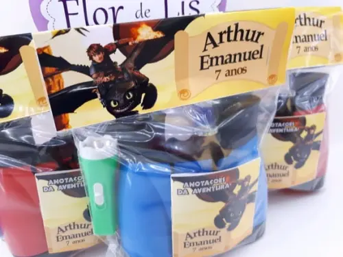 Kit Aventura Como Treinar o Seu Dragão - 3 Itens