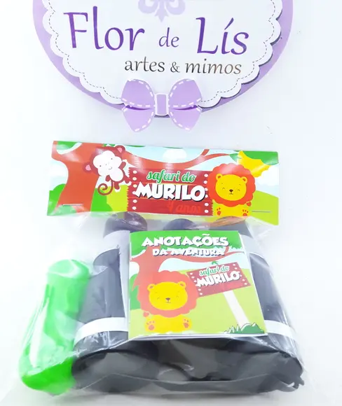 Kit Aventura Lembrancinha Safari