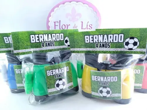 Kit Binoculos e Lanterna Futebol Copa do Mundo