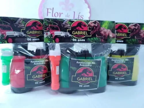 Kit Binóculos e Lanterna Dinossauro Jurassic Kit Aventura