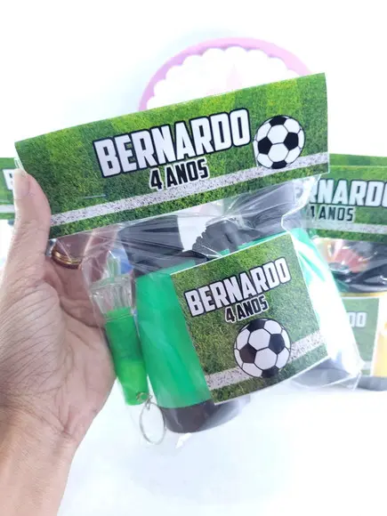 Kit Binoculos e Lanterna Futebol Copa do Mundo