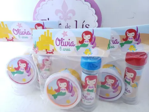 Kit Bolha de Sabão e Geleca Sereia Fundo do Mar