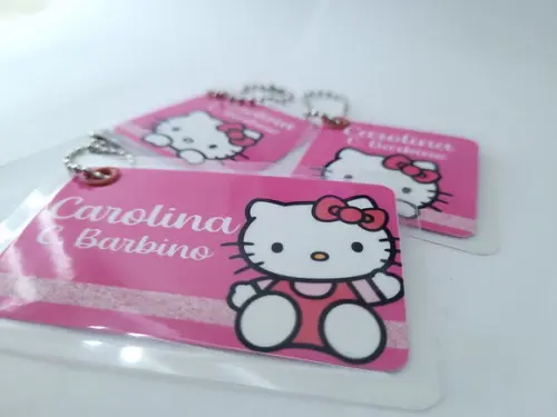 Kit Chaveiro Escolar Menina para Mochila Lancheira e Estojo