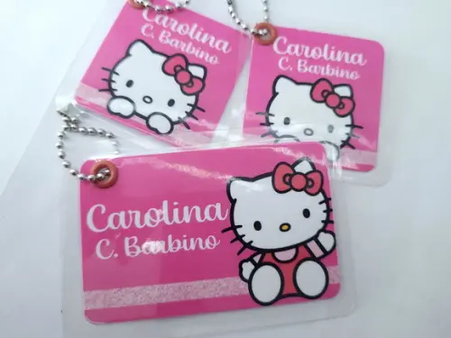 Kit Chaveiro Escolar Menina para Mochila Lancheira e Estojo