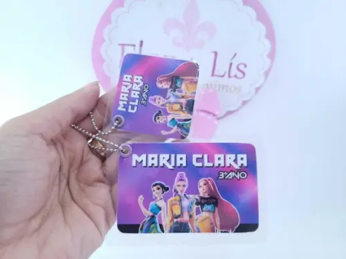 Kit Chaveiro para Mochila e Lancheira Guerreiras do Kpop