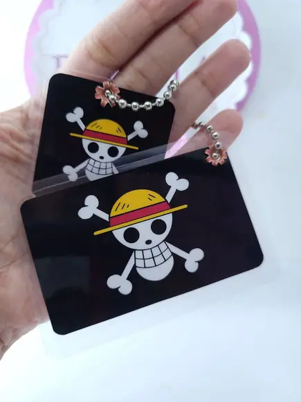 Kit Chaveiro One Piece para Mochila e Lancheira Menino