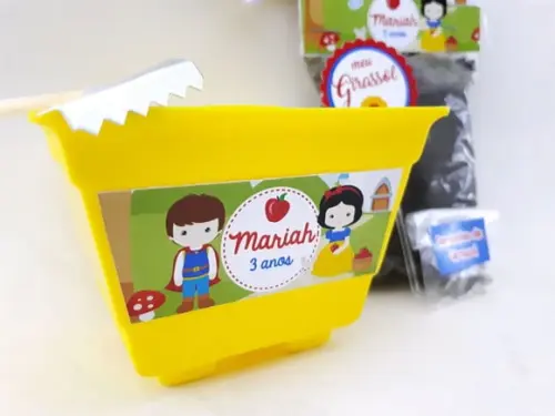 Kit Cultivo Lembrancinha Branca de Neve Era Uma Vez