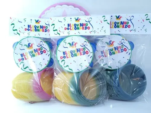 Kit de Carnaval Infantil com Pandeiro Pequeno e Mola Maluca