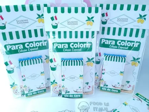 Kit de Colorir Cantina Italiana Pizzaria
