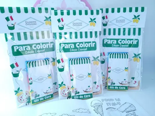 Kit de Colorir Cantina Italiana Pizzaria