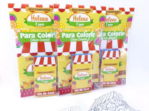 Kit de Colorir Quitandinha Feira
