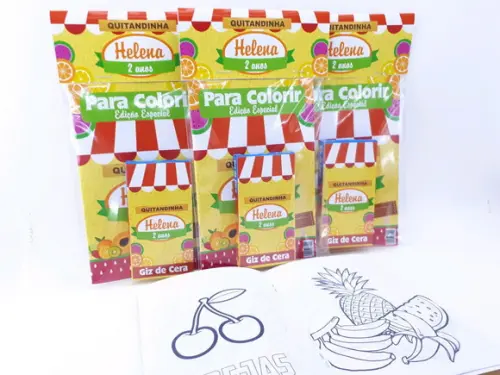 Kit de Colorir Quitandinha Feira