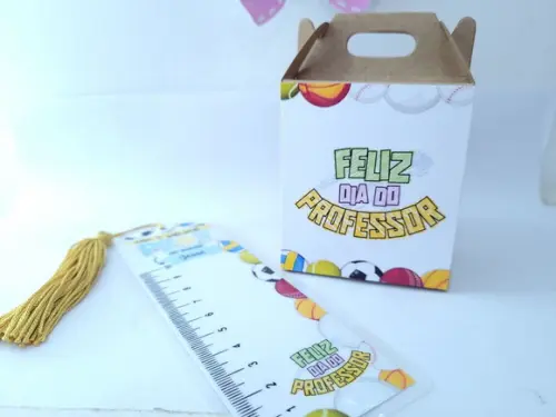 Kit Dia do Professor Educação Física Caixa e Marca Página