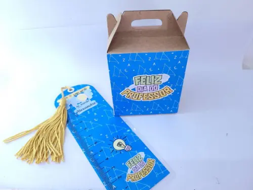 Kit Dia dos Professores Caixa e Marca Páginas Personalizado