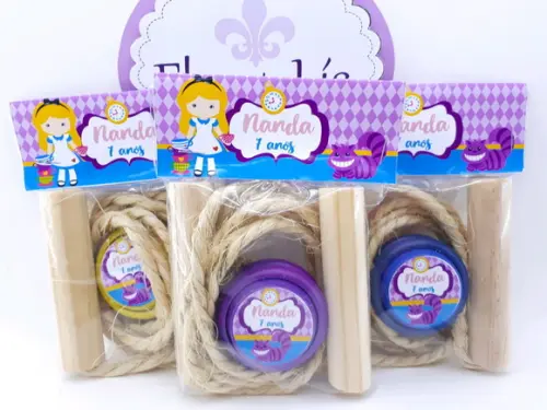 Kit Diversão Alice no País das Maravilhas Lembrancinha