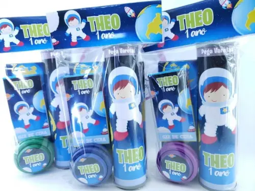 Kit Diversão Astronauta Galáxia Lembrancinha e Colorir