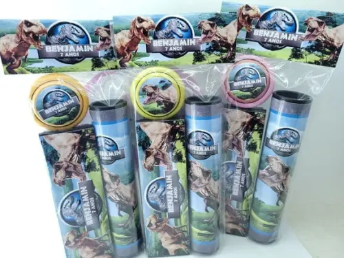 Kit Diversão Dinossauros Pega Varetas e Ioiô Lembrancinha
