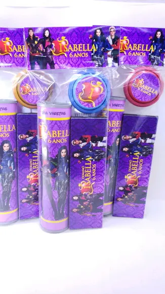 Kit Diversão Descendentes Lembrancinha