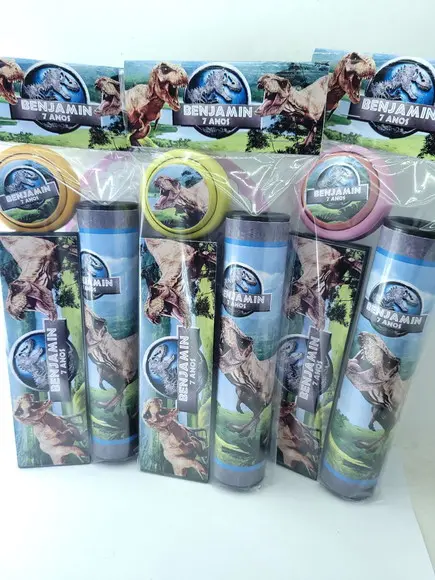 Kit Diversão Dinossauros Pega Varetas e Ioiô Lembrancinha