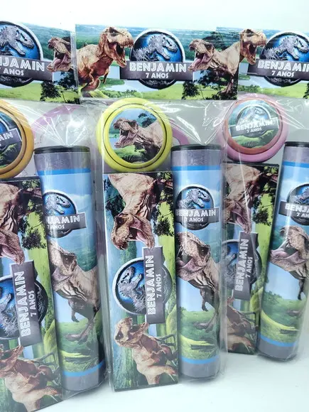 Kit Diversão Dinossauros Pega Varetas e Ioiô Lembrancinha