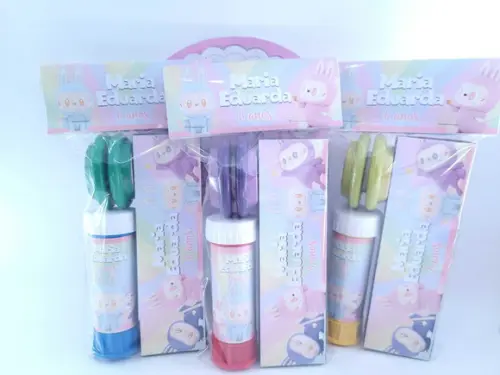 Kit Diversão Dominó Bolha e Ioiô Labubu Lembrancinha