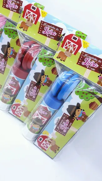 Kit Diversão Fazendinha Menina Lembrancinha