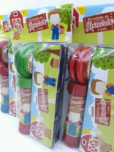 Kit Diversão Fazendinha Lembrancinha