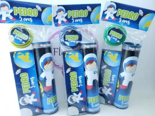 Kit Diversão Festa Astronauta Lembrancinha Personalizada