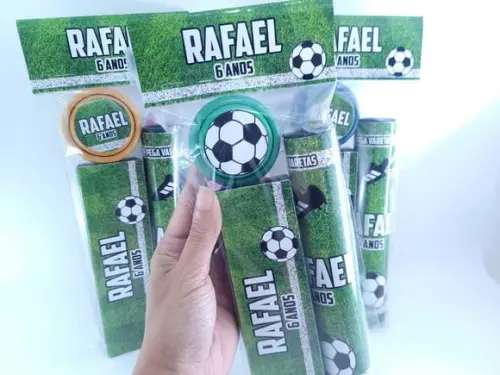 Kit Diversão Futebol Times Lembrancinha Festa Copa do Mundo