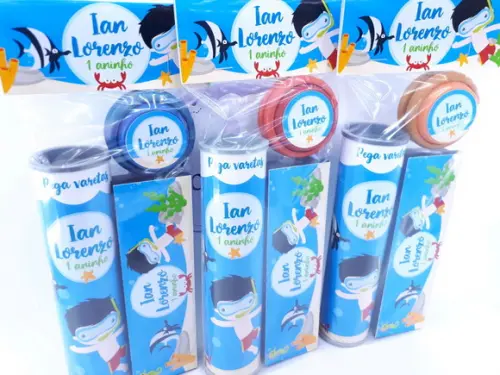Kit Diversão Fundo do Mar Lembrancinha