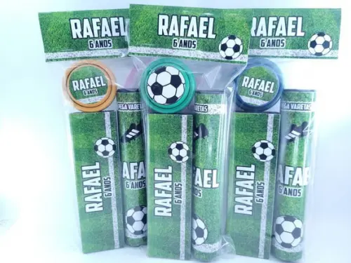 Kit Diversão Futebol Times Lembrancinha Festa Copa do Mundo