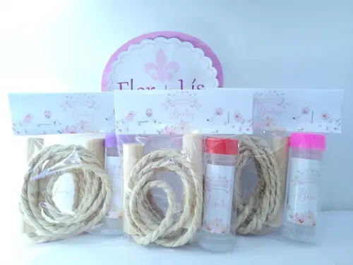 Kit Diversão Jardim Floral Menina Corda e Bolha Aquarela