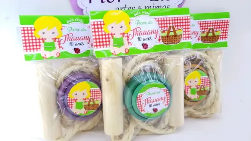 Kit Diversão Lembrancinha Piquenique Corda Ioiô