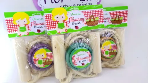 Kit Diversão Lembrancinha Piquenique Corda Ioiô