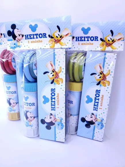 Kit Diversão Mickey Baby Lembrancinha