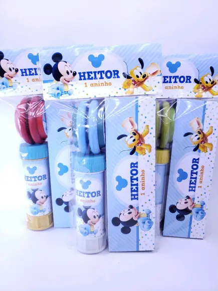 Kit Diversão Mickey Baby Lembrancinha